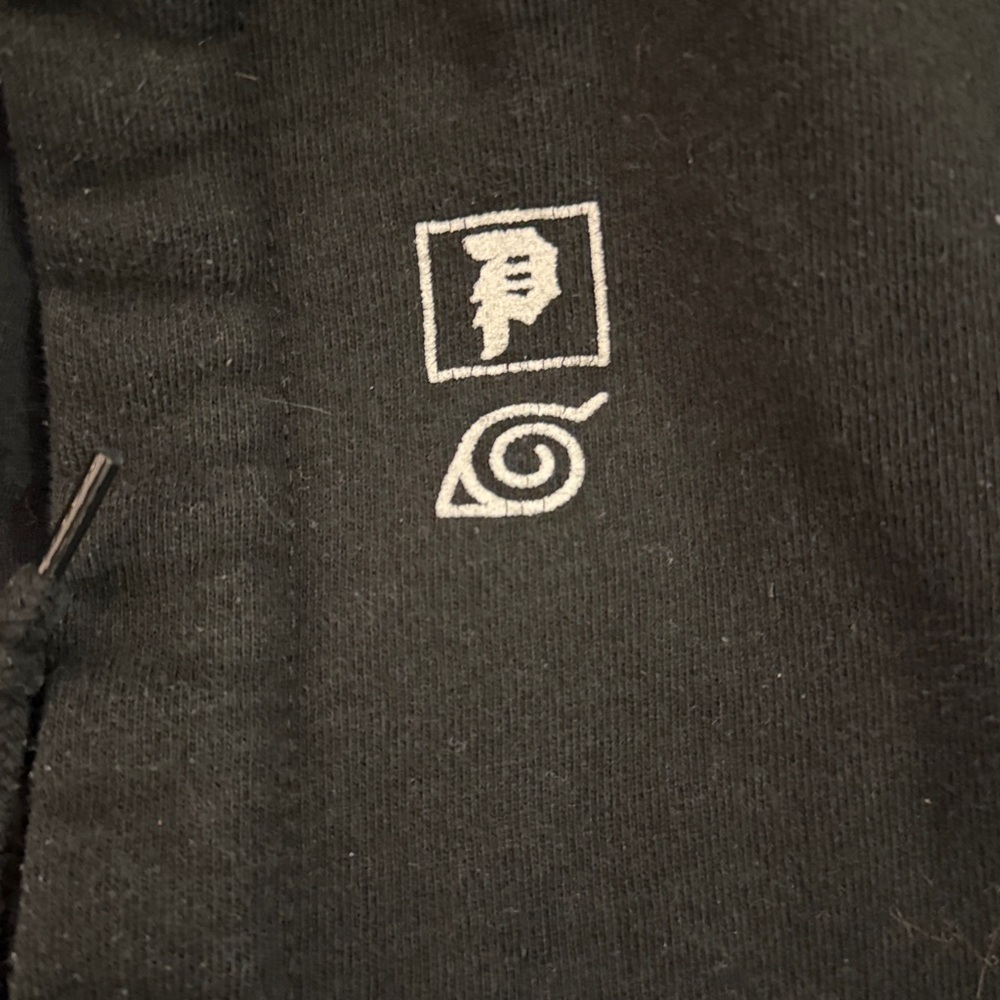 Primitive Skateboard Naruto Shippuden Anime Black Hoodie Size Men’s XL - Picture 4 of 5